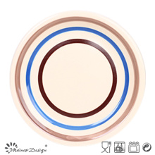 Color Circles Ceramic Dinner Plate